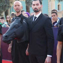 El caballo de Dihaj en la red carpet de Eurovisión 2017