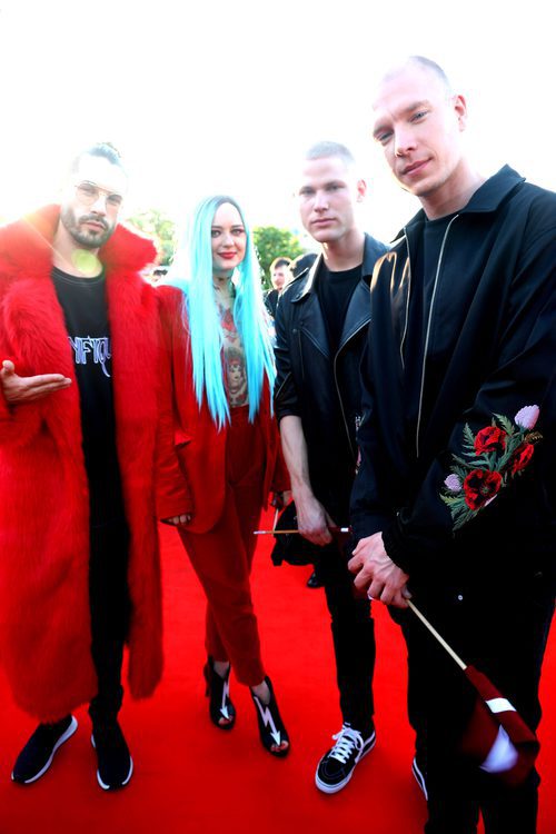 Triana Park en la red carpet del Festival de Eurovisión 2017