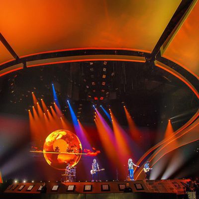 El escenario de Eurovisión 2017 durante la actuación de Manel Navarro