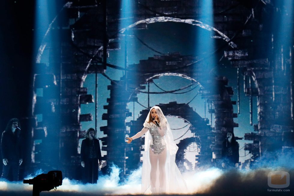 Lindita (Albania) en la Primera Semifinal de Eurovisión 2017