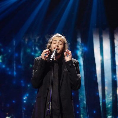 Salvador Sobral (Portugal) en la Primera Semifinal de Eurovisión 2017