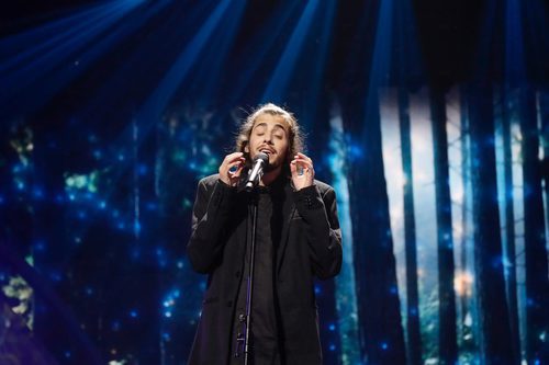 Salvador Sobral (Portugal) en la Primera Semifinal de Eurovisión 2017
