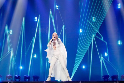 Svala (Islandia) en la Primera Semifinal de Eurovisión 2017