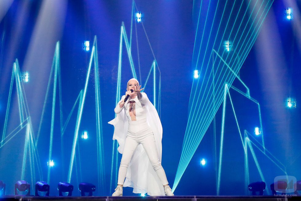 Svala (Islandia) en la Primera Semifinal de Eurovisión 2017