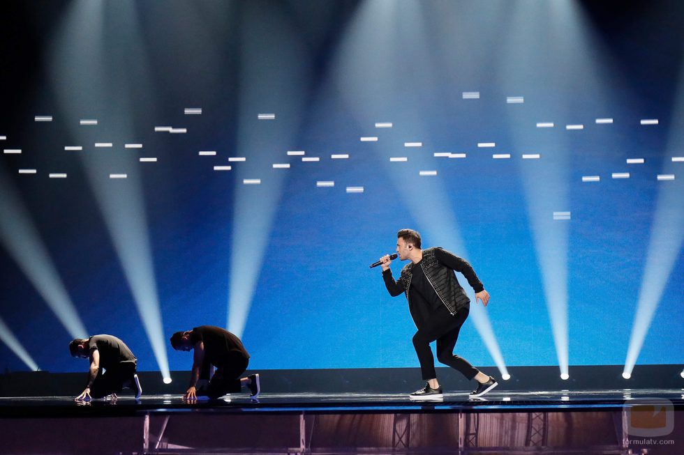 Hovig (Chipre) en la Primera Semifinal de Eurovisión 2017