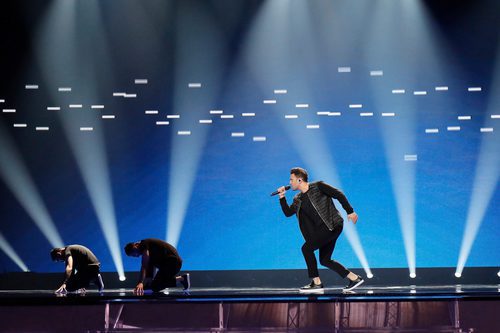 Hovig (Chipre) en la Primera Semifinal de Eurovisión 2017