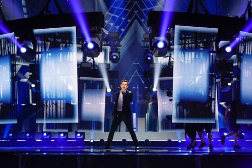 Omar Naber (Eslovenia) en la Primera Semifinal de Eurovisión 2017