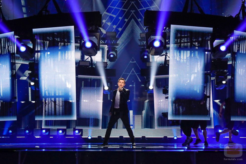 Omar Naber (Eslovenia) en la Primera Semifinal de Eurovisión 2017