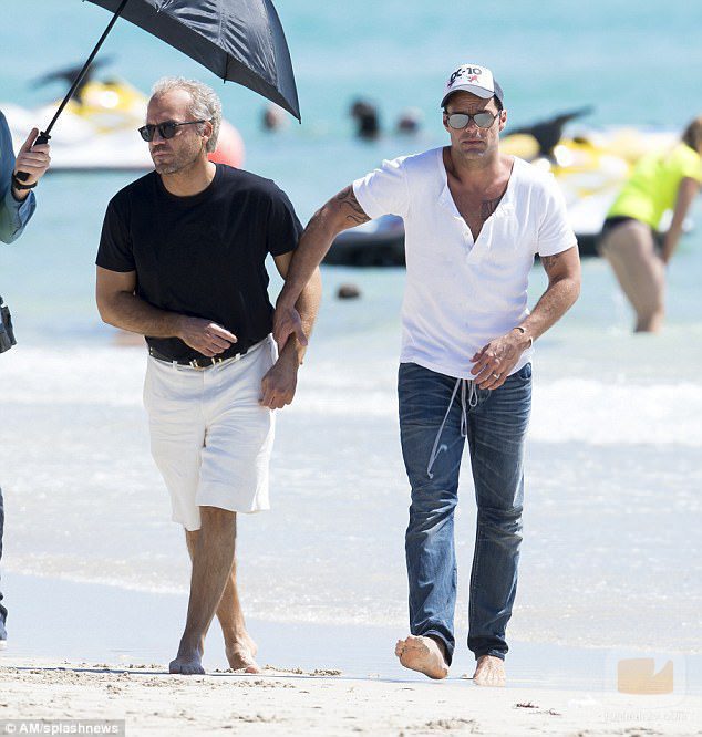 Ricky Martin y Edgar Ramírez actuando en 'The Assassination of Gianni Versace: American Crime Story'