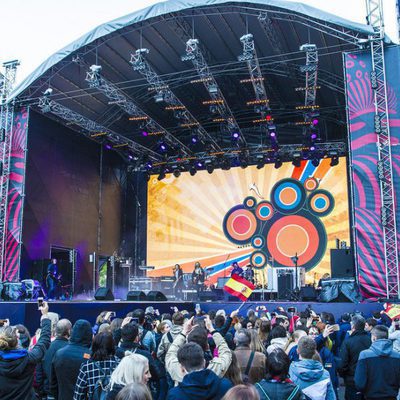 Festival de Eurovillage con Manel Navarro en Eurovisión 2017