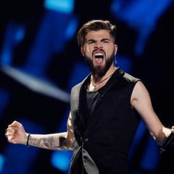 Alex Florea (Rumanía) en la Segunda Semifinal de Eurovisión 2017