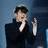 Kristian Kostov (Bulgaria) en la Segunda Semifinal de Eurovisión 2017