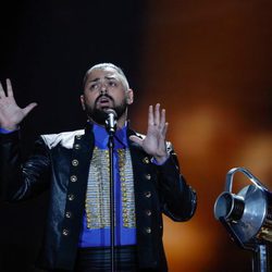 Joci Pápai (Hungría) en la Segunda Semifinal de Eurovisión 2017