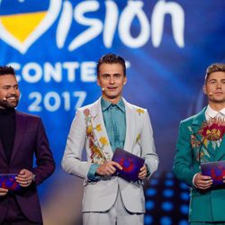 Los presentadores de la Segunda Semifinal de Eurovisión 2017