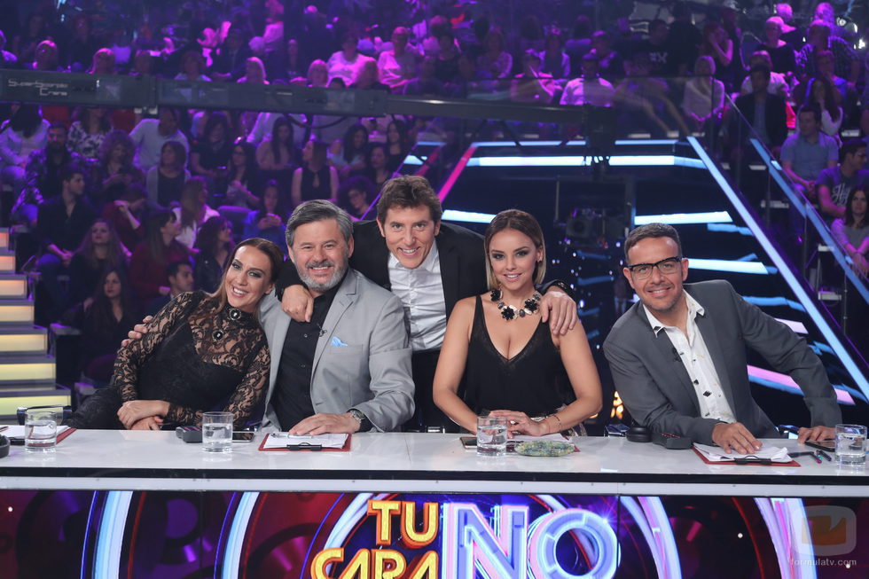 El jurado de 'Tu cara no me suena todavía' y Manel Fuentes, en la novena gala