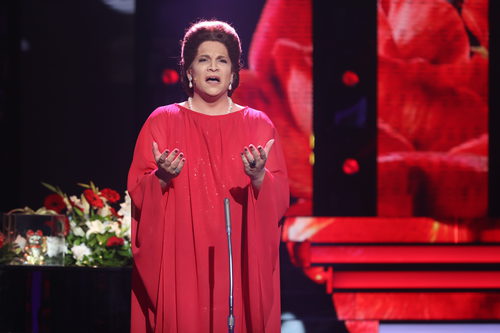 Adrián Quiles imita a María Callas en la novena gala de 'Tu cara no me suena todavía'