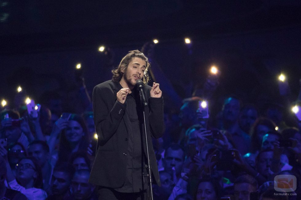 Salvador Sobral (Portugal) en la Final de Eurovisión 2017