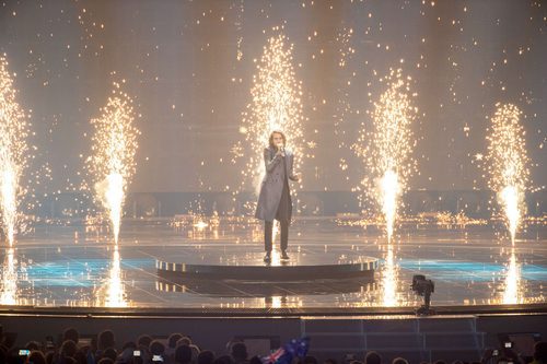 Isaiah (Australia) en la Final de Eurovisión 2017