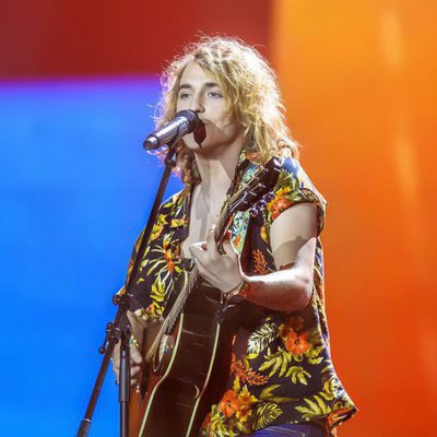 Manel Navarro en el ensayo general de Eurovisión 2017