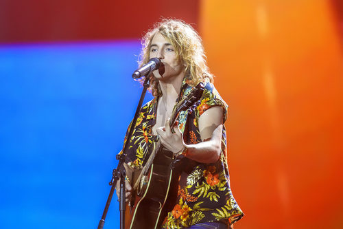 Manel Navarro en el ensayo general de Eurovisión 2017