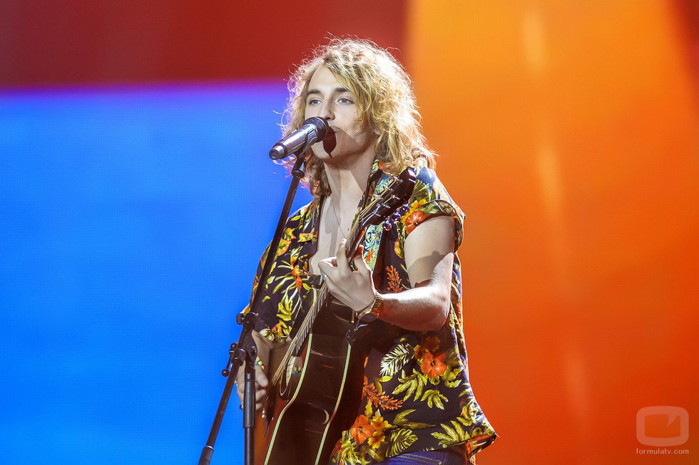Manel Navarro en el ensayo general de Eurovisión 2017