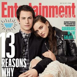 Katherine Langford y Dylan Minette de 'Por 13 razones', portada de Entertainment Weekly