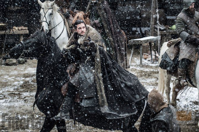 Jon Snow (Kit Harington) a caballo en la séptima temporada de 'Juego de Tronos'