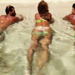 Leticia Sabater, Kiko Jiménez e Iván González, desnudos en 'Supervivientes'