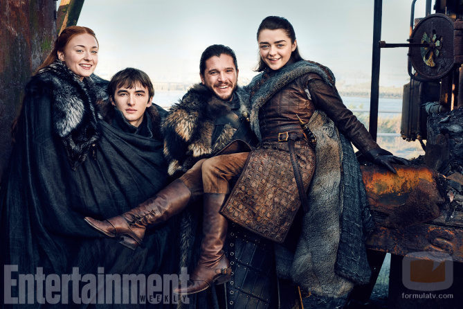 La familia Stark de Juego de Tronos' se reencuentra en esta sesión fotográfica