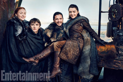 La familia Stark de Juego de Tronos' se reencuentra en esta sesión fotográfica