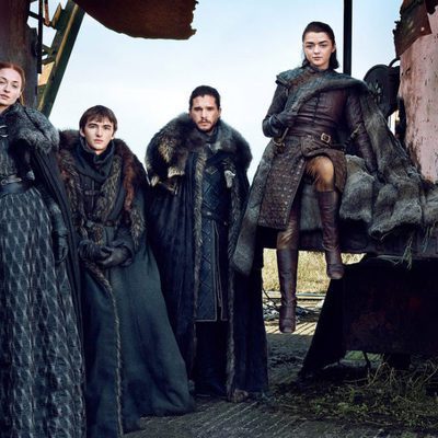 Los Stark ('Juego de Tronos') se reencuentran para un reportaje fotográfico