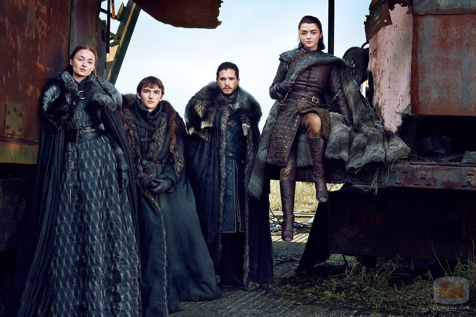 Los Stark ('Juego de Tronos') se reencuentran para un reportaje fotográfico