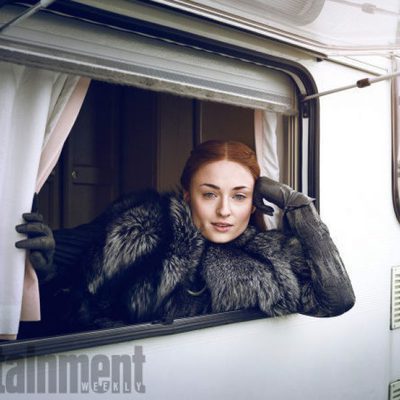 Sophie Turner es Sansa Stark en la serie 'Juego de Tronos'