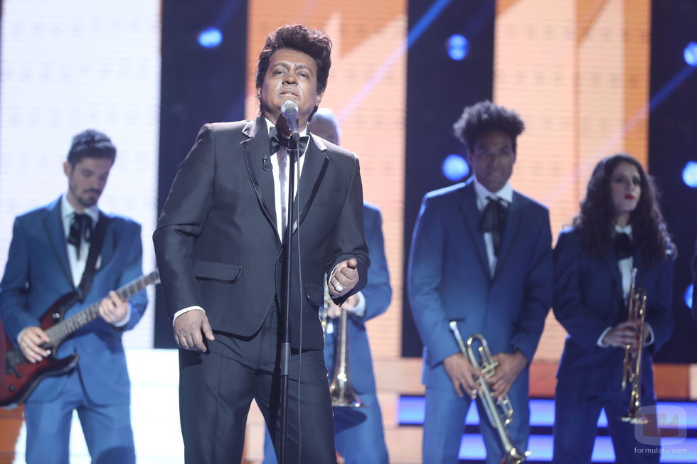Germán Scasso es James Brown en la semifinal de 'Tu cara no me suena todavía'