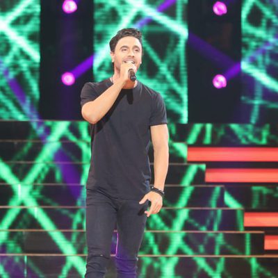 Adrián Rodríguez imita a Luis Fonsi en la final de 'Tu cara no me suena todavía'