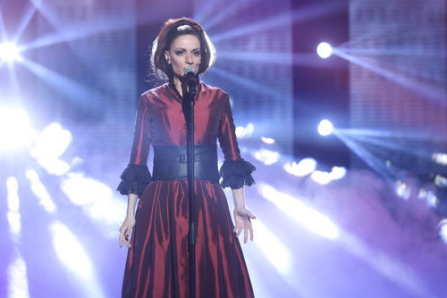 Patricia Aguilar imita a Mónica Naranjo en la final de 'Tu cara no me suena todavía'