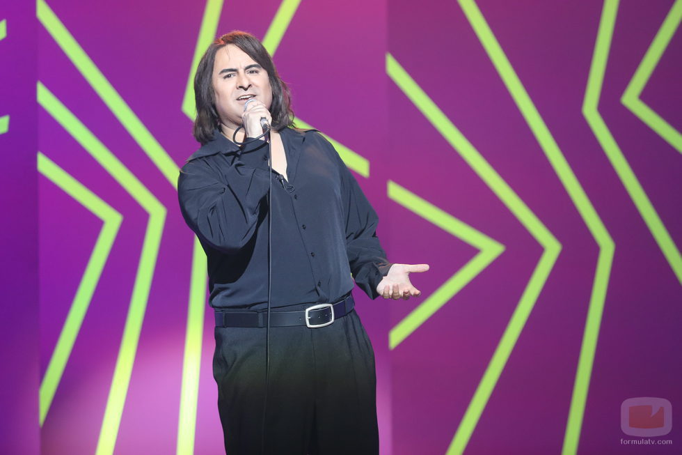 Manu Rodríguez imita a Nino Bravo en la final de 'Tu cara no me suena todavía'