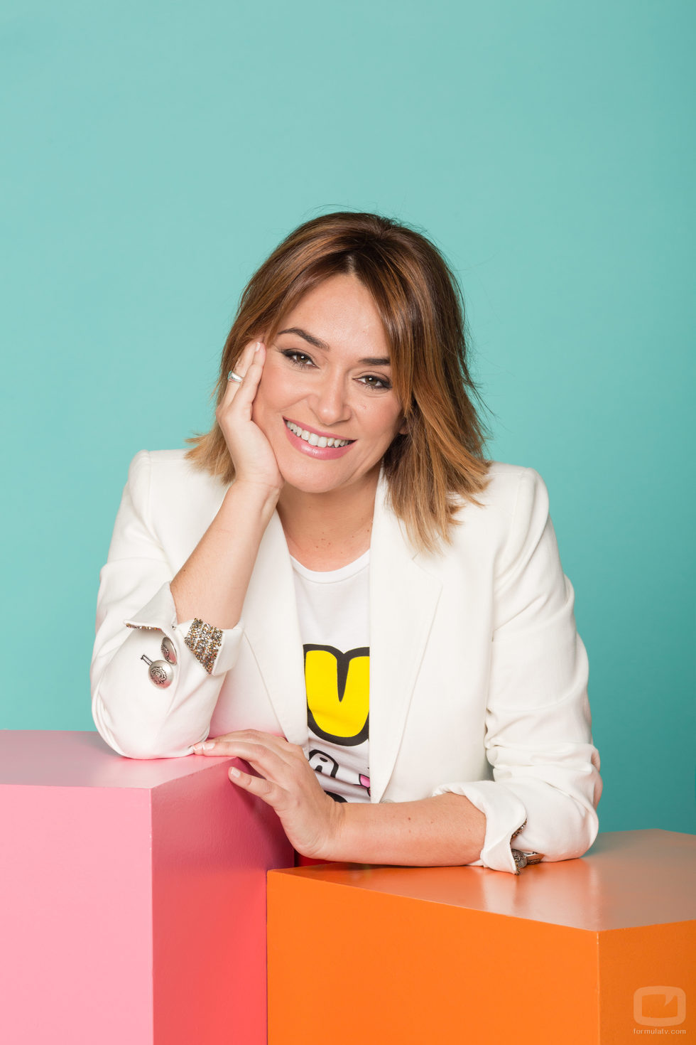 Toñi Moreno sonríe para su programa 'Viva la vida'