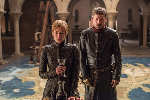 Cersei Lannister y Jaime Lannister en la séptima temporada de 'Juego de tronos'