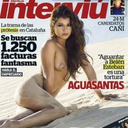 Aguasantas Vilches ('MYHYV') desnuda en la portada de la revista Interviú