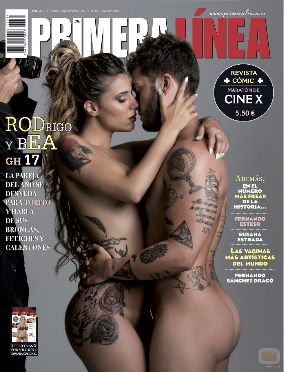 Bea y Rodrigo ('GH 17') posan densudos en la portada de Primera Línea