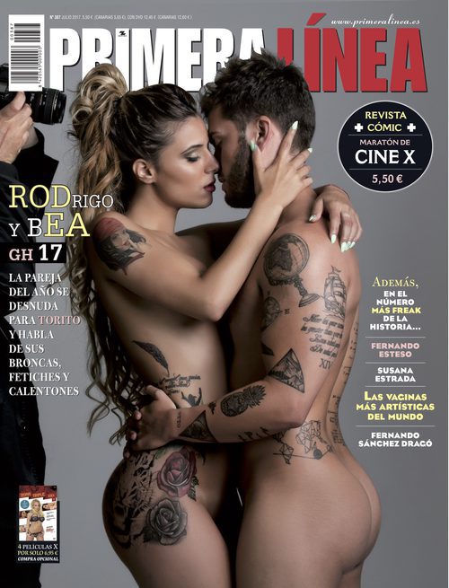 Bea y Rodrigo ('GH 17') posan densudos en la portada de Primera Línea
