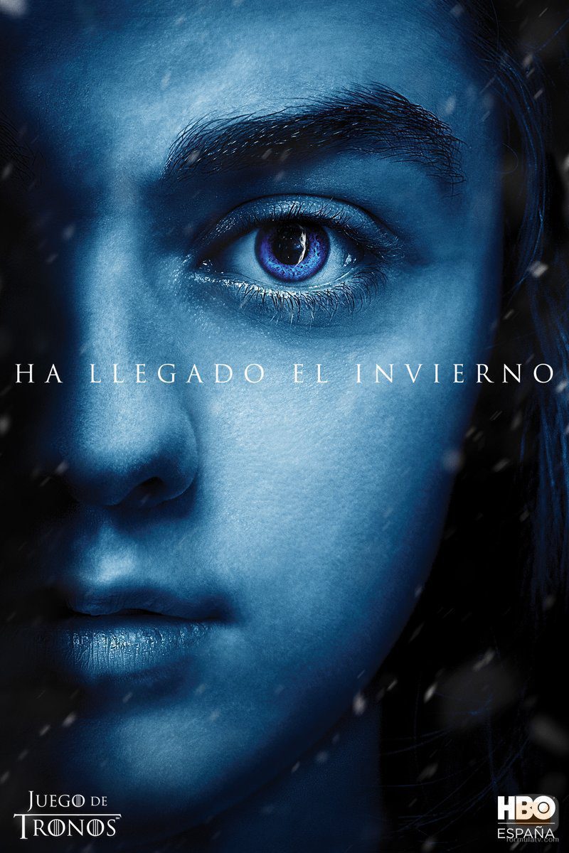 Póster de Arya Stark para la temporada 7 de 'Juego de Tronos'
