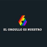 Logo de laSexta para el World Pride Madrid 2017 con los colores de la bandera LGTBI
