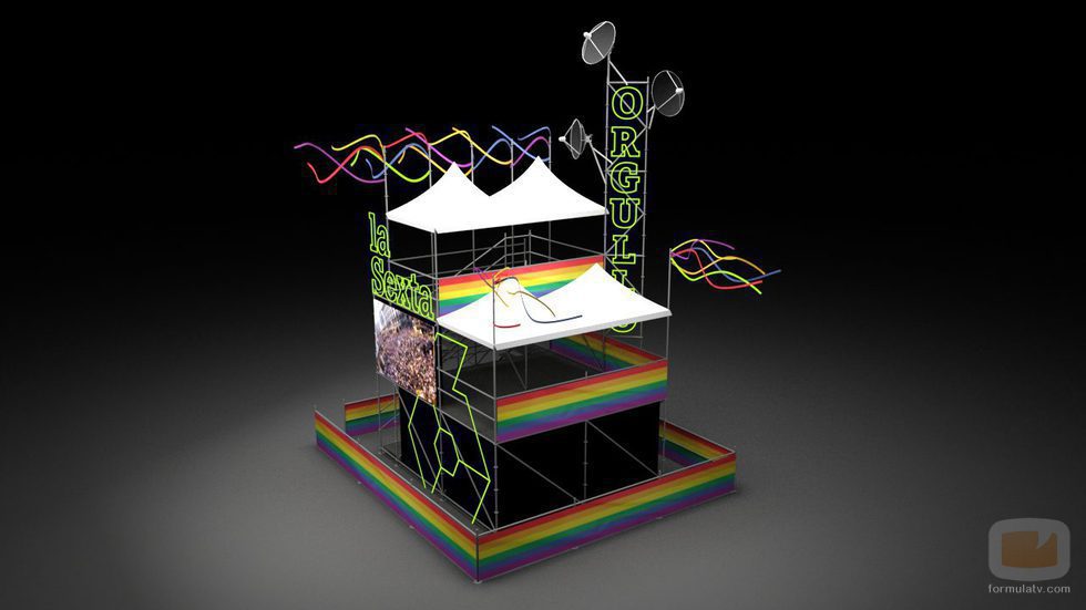 Set que laSexta tendrá en el World Pride Madrid 2017 visto desde arriba