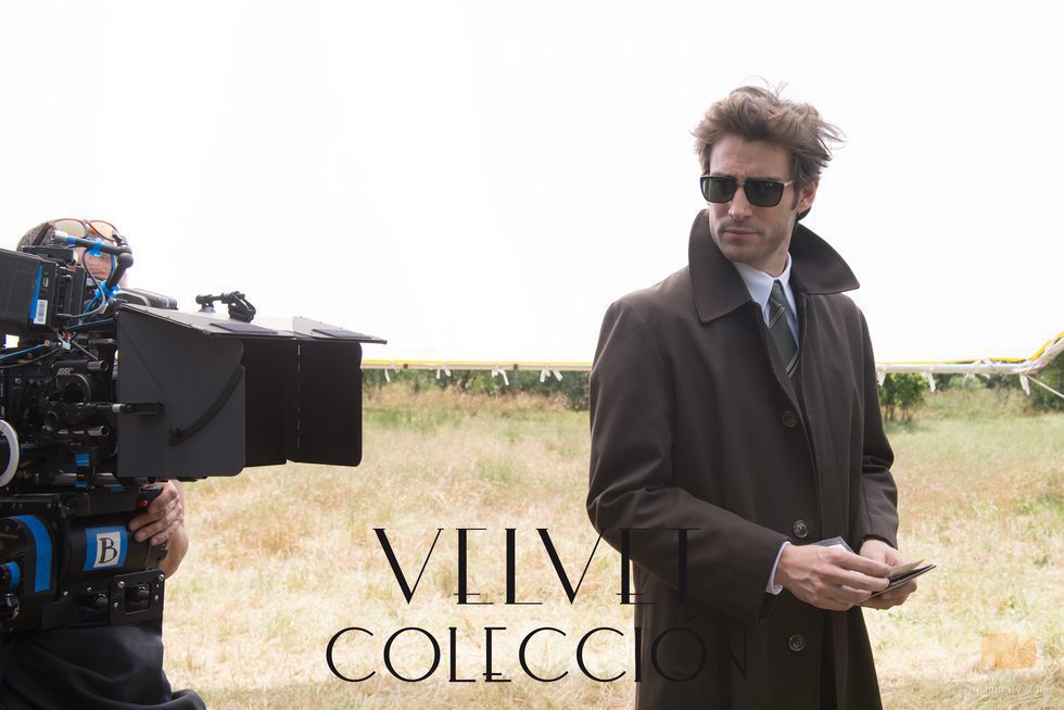 Imágenes del rodaje de 'Velvet Colección' con Fernando Guallar