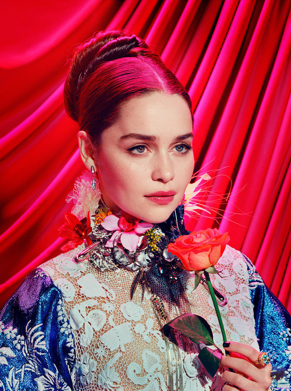 Emilia Clarke, Khaleesi en 'Juego de Tronos', posa para TIME