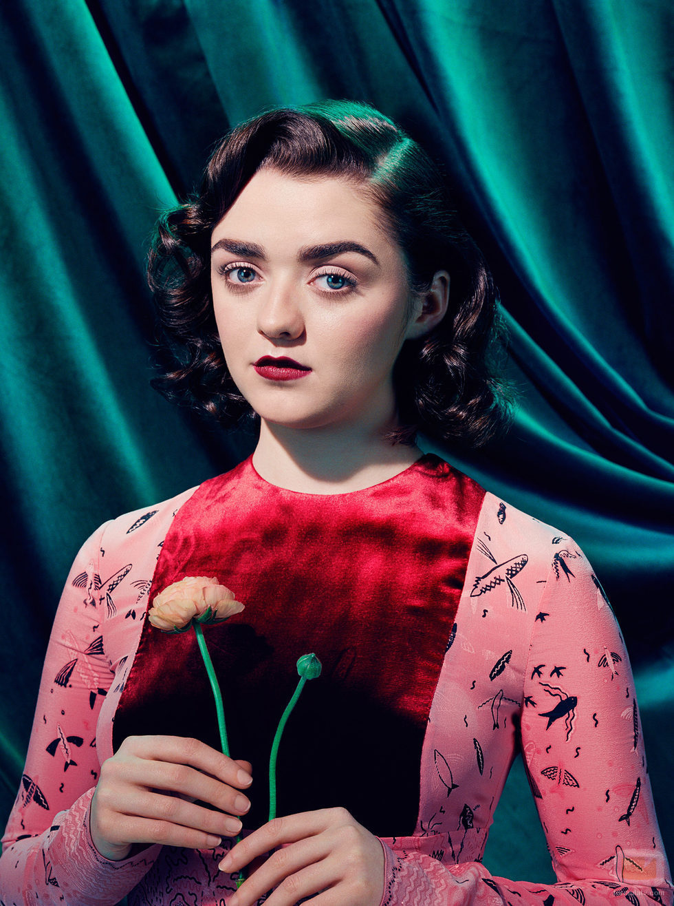 Maisie Williams, Aria Stark en 'Juego de Tronos', posa para la revista TIME
