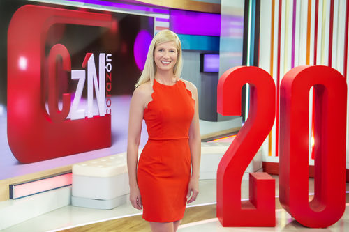 Anne Igartiburu posa durante el aniversario de 'Corazon'