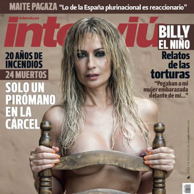Olvido Hormigos vuelve a protagonizar la portada de Interviú